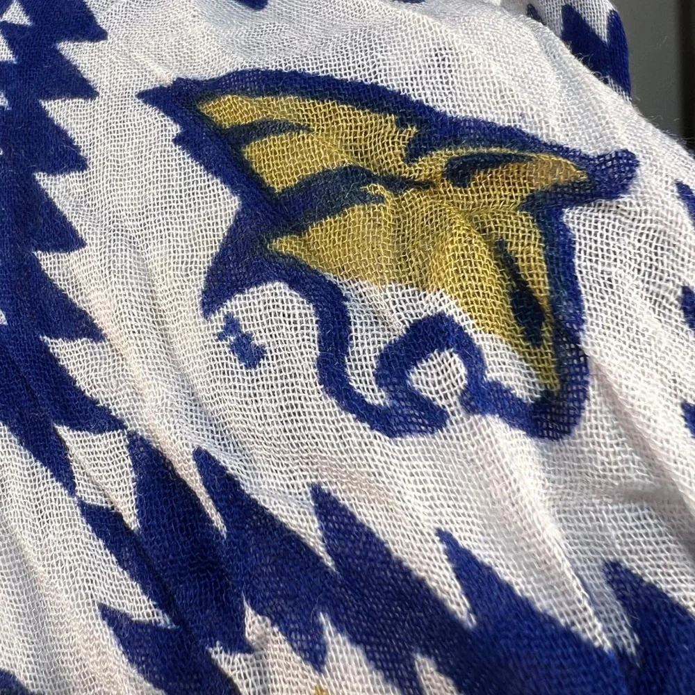 ZooZatz Blue Infinity Scarf Women OS Montana State Bobcats Geometric Lightweight